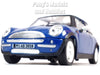 2001 Mini Cooper Mini Hatch w/ Moonroof - BLUE - 1/18 Diecast Metal Model by Smart Toys