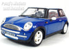 2001 Mini Cooper Mini Hatch w/ Moonroof - BLUE - 1/18 Diecast Metal Model by Smart Toys