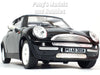 2001 Mini Cooper Mini Hatch w/ Moonroof - BLACK - 1/18 Diecast Metal Model by Smart Toys