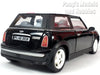 2001 Mini Cooper Mini Hatch w/ Moonroof - BLACK - 1/18 Diecast Metal Model by Smart Toys