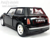 2001 Mini Cooper Mini Hatch w/ Moonroof - BLACK - 1/18 Diecast Metal Model by Smart Toys