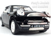 2001 Mini Cooper Mini Hatch w/ Moonroof - BLACK - 1/18 Diecast Metal Model by Smart Toys