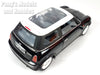 2001 Mini Cooper Mini Hatch w/ Moonroof - BLACK - 1/18 Diecast Metal Model by Smart Toys