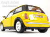 2001 Mini Cooper Mini Hatch w/ Moonroof - YELLOW - 1/18 Diecast Metal Model by Smart Toys