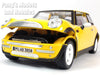 2001 Mini Cooper Mini Hatch w/ Moonroof - YELLOW - 1/18 Diecast Metal Model by Smart Toys