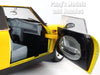 2001 Mini Cooper Mini Hatch w/ Moonroof - YELLOW - 1/18 Diecast Metal Model by Smart Toys