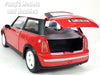 2001 Mini Cooper Mini Hatch w/ Moonroof - RED - 1/18 Diecast Metal Model by Smart Toys