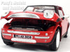 2001 Mini Cooper Mini Hatch w/ Moonroof - RED - 1/18 Diecast Metal Model by Smart Toys