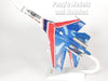 Sukhoi Su-27  Flanker Russian Knights 1/72 Scale Diecast by Long-Prosper
