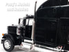 Peterbilt 379 Extended Cab Truck - BLACK - 1/32 Scale Diecast Metal and Plastic Model by Welly