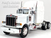 Peterbilt 379 Extended Cab Truck - WHITE - 1/32 Scale Diecast Metal and Plastic Model by Welly