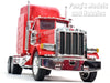 Peterbilt 379 Extended Cab Truck - RED - 1/32 Scale Diecast Metal and Plastic Model by Welly