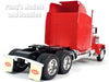 Peterbilt 379 Extended Cab Truck - RED - 1/32 Scale Diecast Metal and Plastic Model by Welly