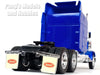 Peterbilt 379 Extended Cab Truck - BLUE - 1/32 Scale Diecast Metal and Plastic Model by Welly
