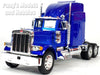 Peterbilt 379 Extended Cab Truck - BLUE - 1/32 Scale Diecast Metal and Plastic Model by Welly