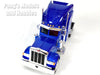Peterbilt 379 Extended Cab Truck - BLUE - 1/32 Scale Diecast Metal and Plastic Model by Welly