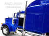 Peterbilt 379 Extended Cab Truck - BLUE - 1/32 Scale Diecast Metal and Plastic Model by Welly