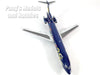 Boeing 727 727-200 ATA 25th Anniversary Color Scheme 1/200 Scale Diecast Model by Inflight 200