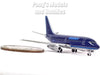 Boeing 737 737-200 Braniff Ultra - BLUE - 1/500 Scale Diecast Model by Inflight 500
