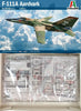 General Dynamics–Grumman F-111 F-111A Aardvark - USAF  1/72 Scale Plastic Model Kit (Assembly Required) by Italeri