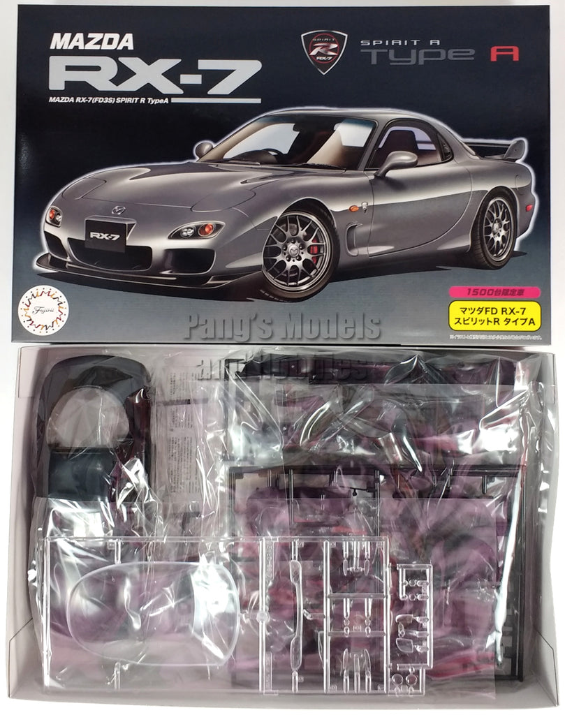 2002 Mazda RX-7 FD3S Spirit R Type A 1/24 Scale Plastic Model Kit (Assembly Required) by Fujimi