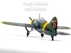 Brewster B-239 Buffalo Jorma Karhunen - Finnish AF 1941 - 1/72 Scale Diecast Model by DeAgostini