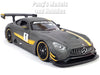 2016 Mercedes-AMG GT3 - Gray - GT Racing 1/24 Scale Diecast Metal Model by Motormax