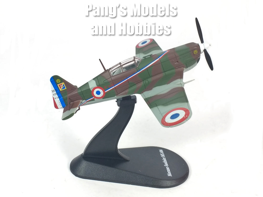 Morane-Saulnier MS.406 M.S.406 French AF 1940 1/72 Scale Diecast Metal Model by Mitos Del Aire - MDA