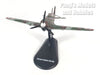 Morane-Saulnier MS.406 M.S.406 French AF 1940 1/72 Scale Diecast Metal Model by Mitos Del Aire - MDA