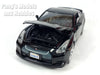 2008 Nissan GT-R GTR R35 - BLACK - 1/24 Scale Diecast Metal Model by Motormax