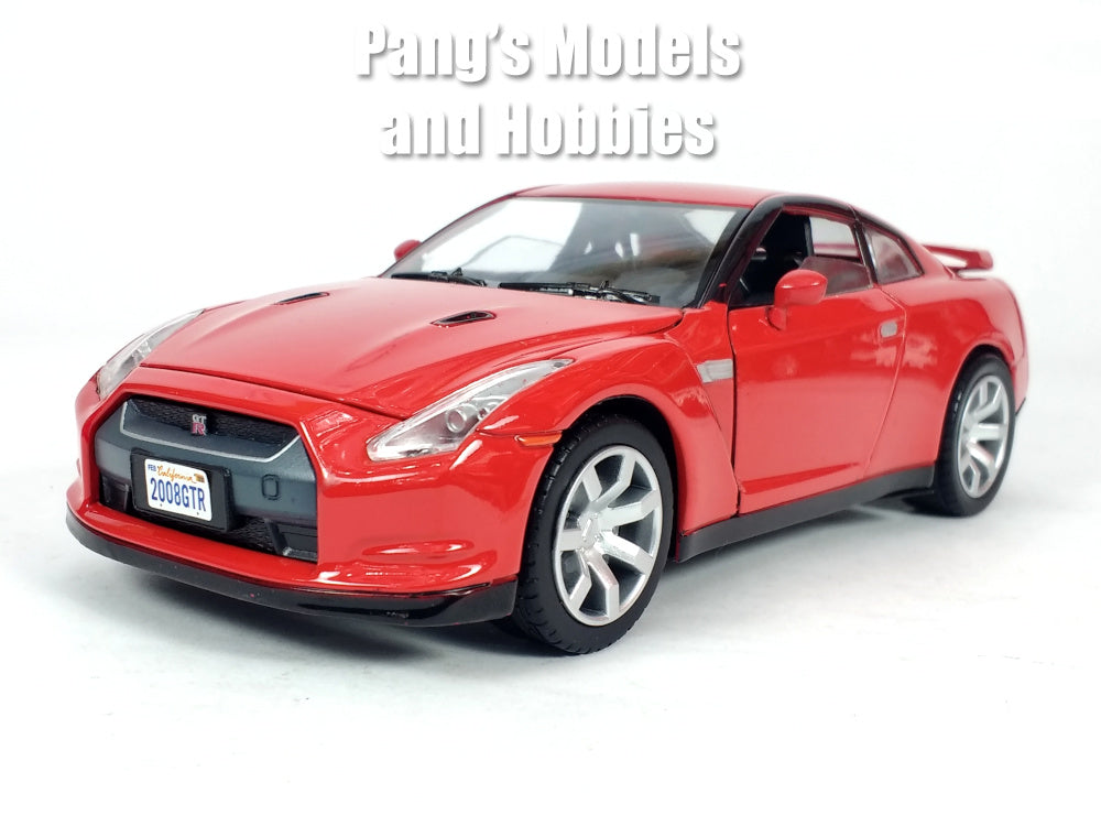 2008 Nissan GT-R GTR R35 - RED - 1/24 Scale Diecast Metal Model by Motormax