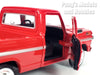 1969 Ford F-100 Pickup Truck - RED - 1/24 Diecast Metal Model by SHOWCASTS w/ BOX