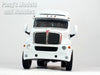 Kenworth T2000 Extended Cab - WHITE - 1/32 Scale Diecast Metal and Plastic Model by Welly