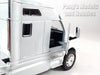 Kenworth T2000 Extended Cab - WHITE - 1/32 Scale Diecast Metal and Plastic Model by Welly