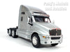 Kenworth T2000 Extended Cab - SILVER - 1/32 Scale Diecast Metal and Plastic Model by Welly (Copy)