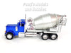 Peterbilt 379 Cement Concrete Mixer Truck - BLUE - 1/32 Scale Diecast Metal and Plastic Model by Welly