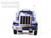 Peterbilt 379 Cement Concrete Mixer Truck - BLUE - 1/32 Scale Diecast Metal and Plastic Model by Welly