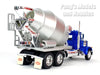 Peterbilt 379 Cement Concrete Mixer Truck - BLUE - 1/32 Scale Diecast Metal and Plastic Model by Welly