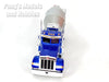 Peterbilt 379 Cement Concrete Mixer Truck - BLUE - 1/32 Scale Diecast Metal and Plastic Model by Welly