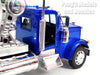 Peterbilt 379 Cement Concrete Mixer Truck - BLUE - 1/32 Scale Diecast Metal and Plastic Model by Welly