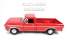 1977 Ford F-150 Customs Pickup Truck - RED - 1/24 Diecast Metal Model by Showcasts - Motormax