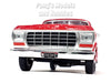 1977 Ford F-150 Customs Pickup Truck - RED - 1/24 Diecast Metal Model by Showcasts - Motormax