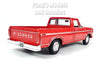 1977 Ford F-150 Customs Pickup Truck - RED - 1/24 Diecast Metal Model by Showcasts - Motormax