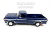 1977 Ford F-150 Customs Pickup Truck - BLUE - 1/24 Diecast Metal Model by Showcasts - Motormax