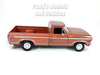 1977 Ford F-150 Customs Pickup Truck - BROWN - 1/24 Diecast Metal Model by Showcasts - Motormax