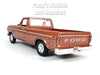 1977 Ford F-150 Customs Pickup Truck - BROWN - 1/24 Diecast Metal Model by Showcasts - Motormax