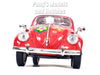 1967 Volkswagen VW Classic Beetle -  Red Flowers - 1/24 Scale Diecast Metal Model by Kinsmart (Copy)
