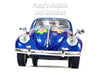 1967 Volkswagen VW Classic Beetle -  Blue Flowers - 1/24 Scale Diecast Metal Model by Kinsmart (Copy)