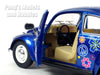1967 Volkswagen VW Classic Beetle -  Blue Flowers - 1/24 Scale Diecast Metal Model by Kinsmart (Copy)