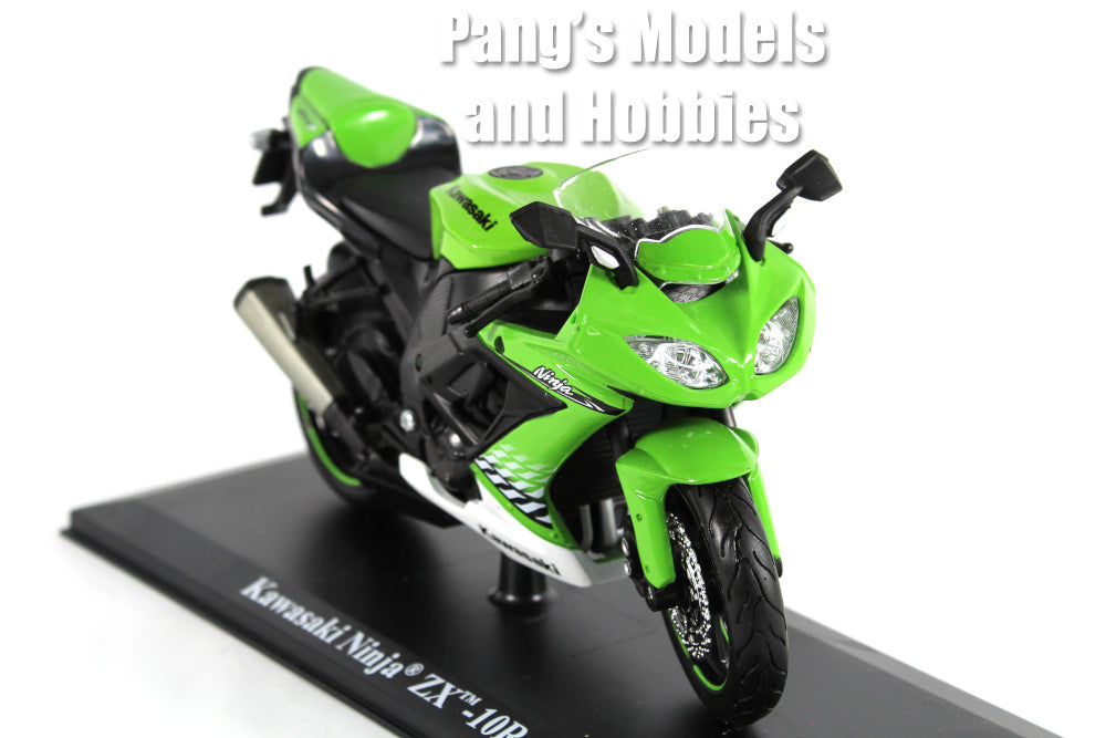 Miniature Moto Kawasaki Ninja Zx 10 R 1/12 Maisto IN Box Green